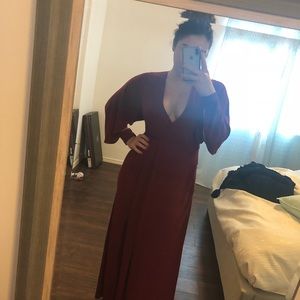 Burgundy/red BCBG evening dress